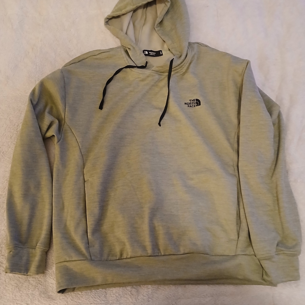 The North Face Men's Light Teal Green Hoodie.